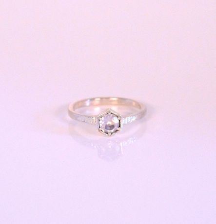 Strykke rose quartz ring from The Middle Green